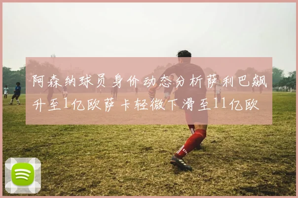 阿森纳球员身价动态分析萨利巴飙升至1亿欧萨卡轻微下滑至11亿欧